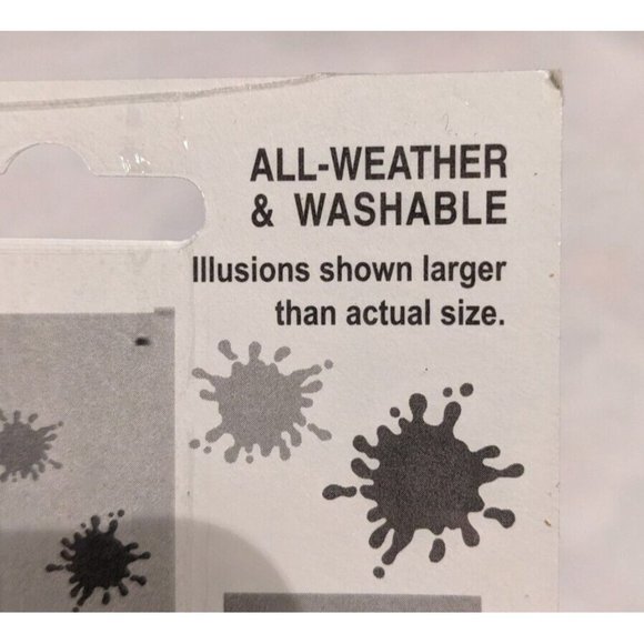 NWT Stickers Paintball Splatts Car Decals Hardley Dangerous Colorful Odd 2003 - Picture 8 of 9